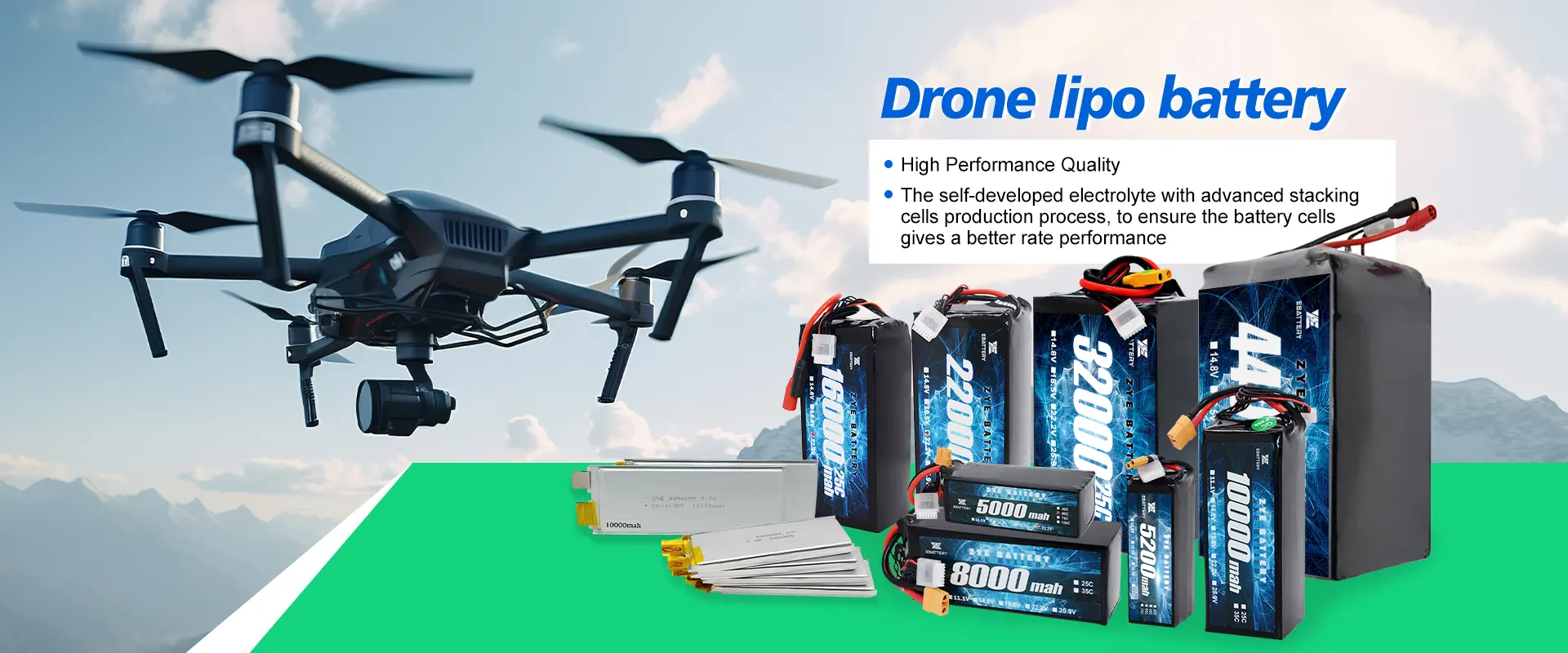 Pemasok Baterai Lipo Drone China
